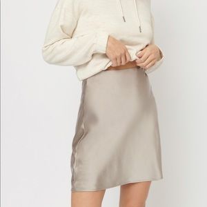 Blush dynamite mini skirt